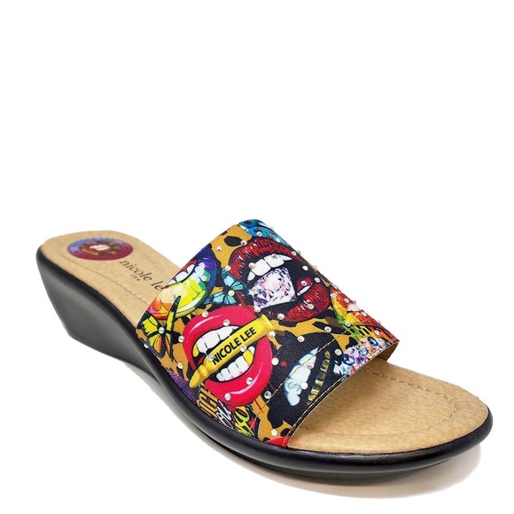 Nicole Lee Shoes - (NWT) Nicole Lee Wedge Slipper